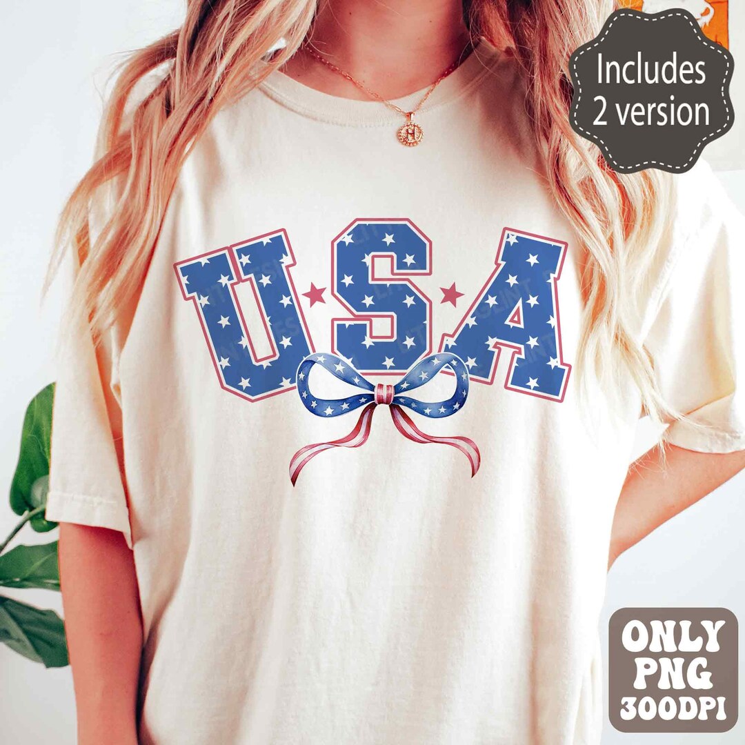USA Retro Coquette Png, 4th of July Png, Coquette American Flag Png ...