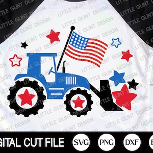 Quatrième de Juillet Svg, Merica Svg, Tracteur Svg, Memorial day, Independence day, America Boys Cut Files, 4 juillet Svg, Svg Files For Cricut