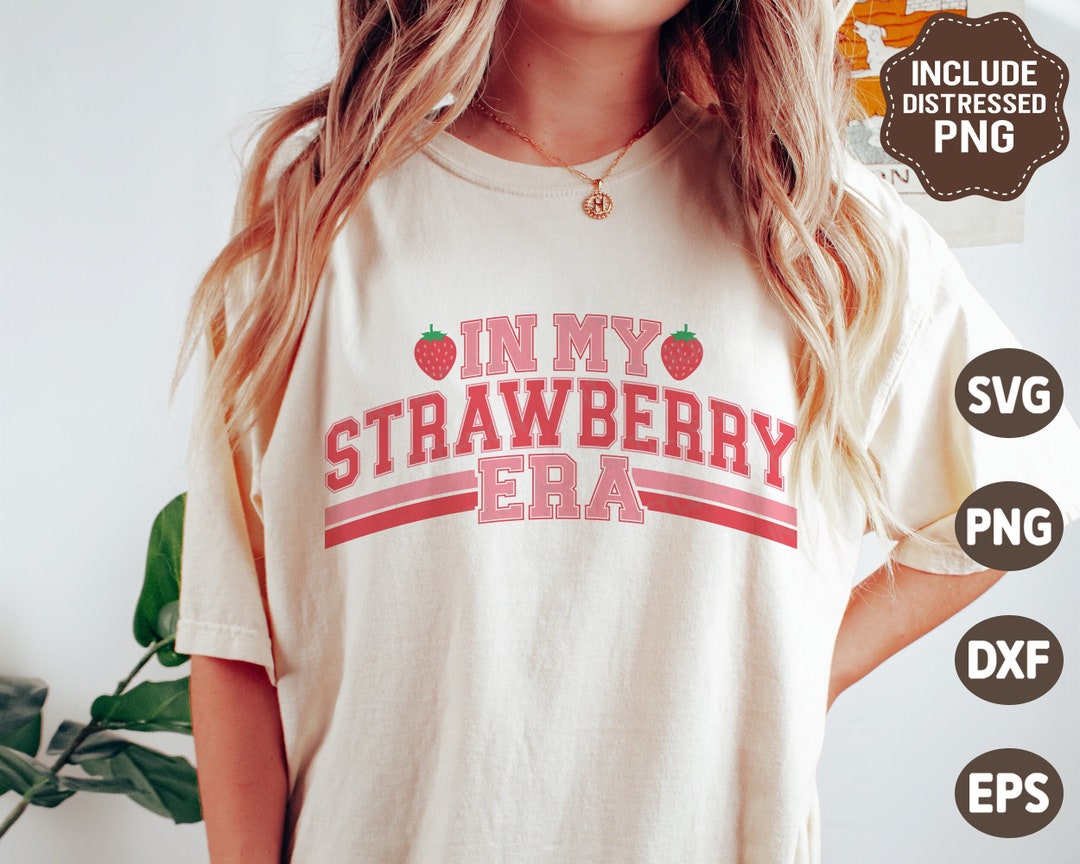 In My Strawberry Era SVG PNG, Retro Summer Svg, Strawberry Png, Retro ...