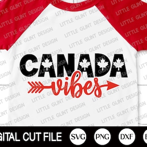 Kanada Vibes SVG, Kanada Tag, Kanada Tag, Ahornblatt, Kanada Flagge Shirt, patriotisch SVG, geschnitten Datei, SVG-Dateien für Cricut, Silhouette Dateien