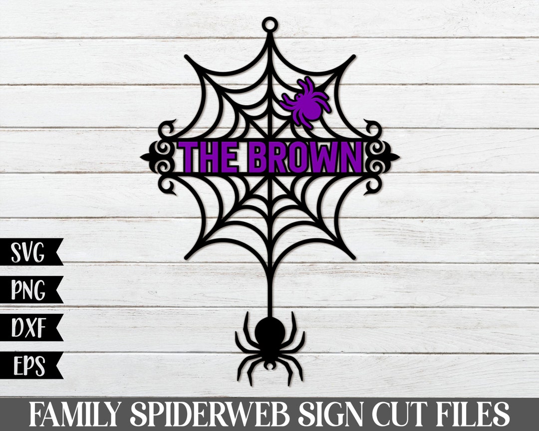 Personalized Spider Family Metal Sign - Gift Idea For Family - Welcome To Our Web main image 1