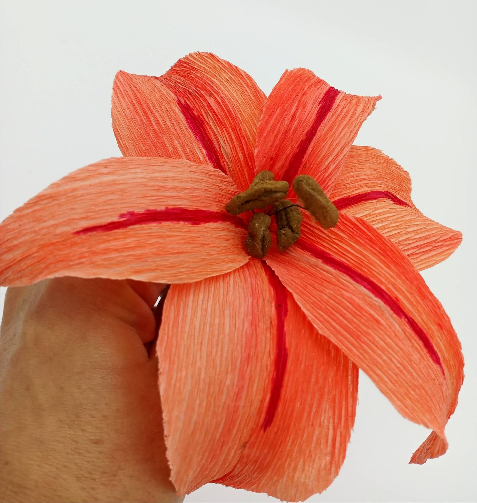 Crepe Paper Lilies paper Asiatic Lilies for spring paper Etsy