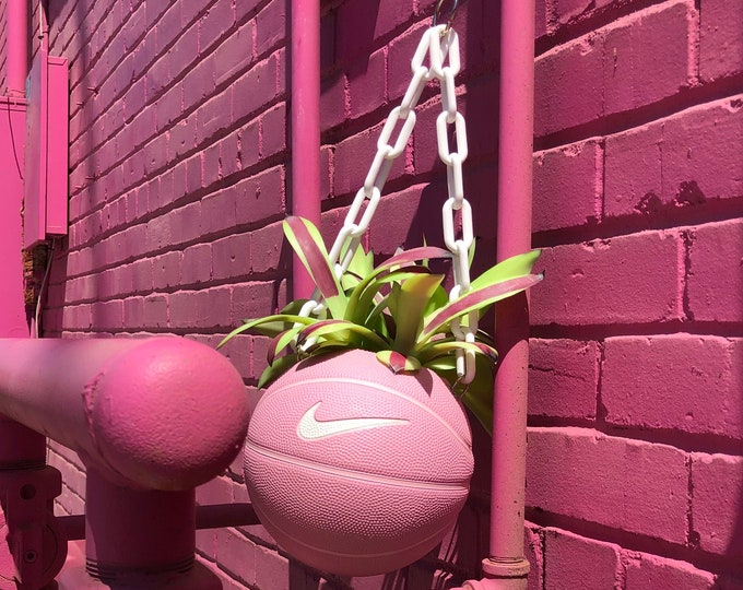 Basketball Planter - Pretty in Pink