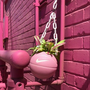 Basketball Planter - Pretty in Pink