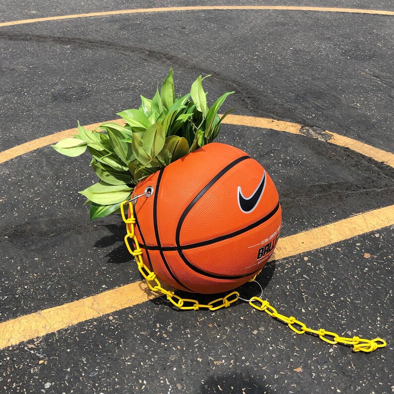 Basketball Planter Nike Baller Full size 29.5 Etsy