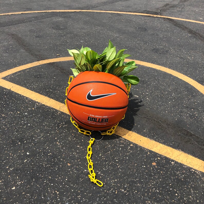 Basketball Planter Nike Baller Full size 29.5 Etsy