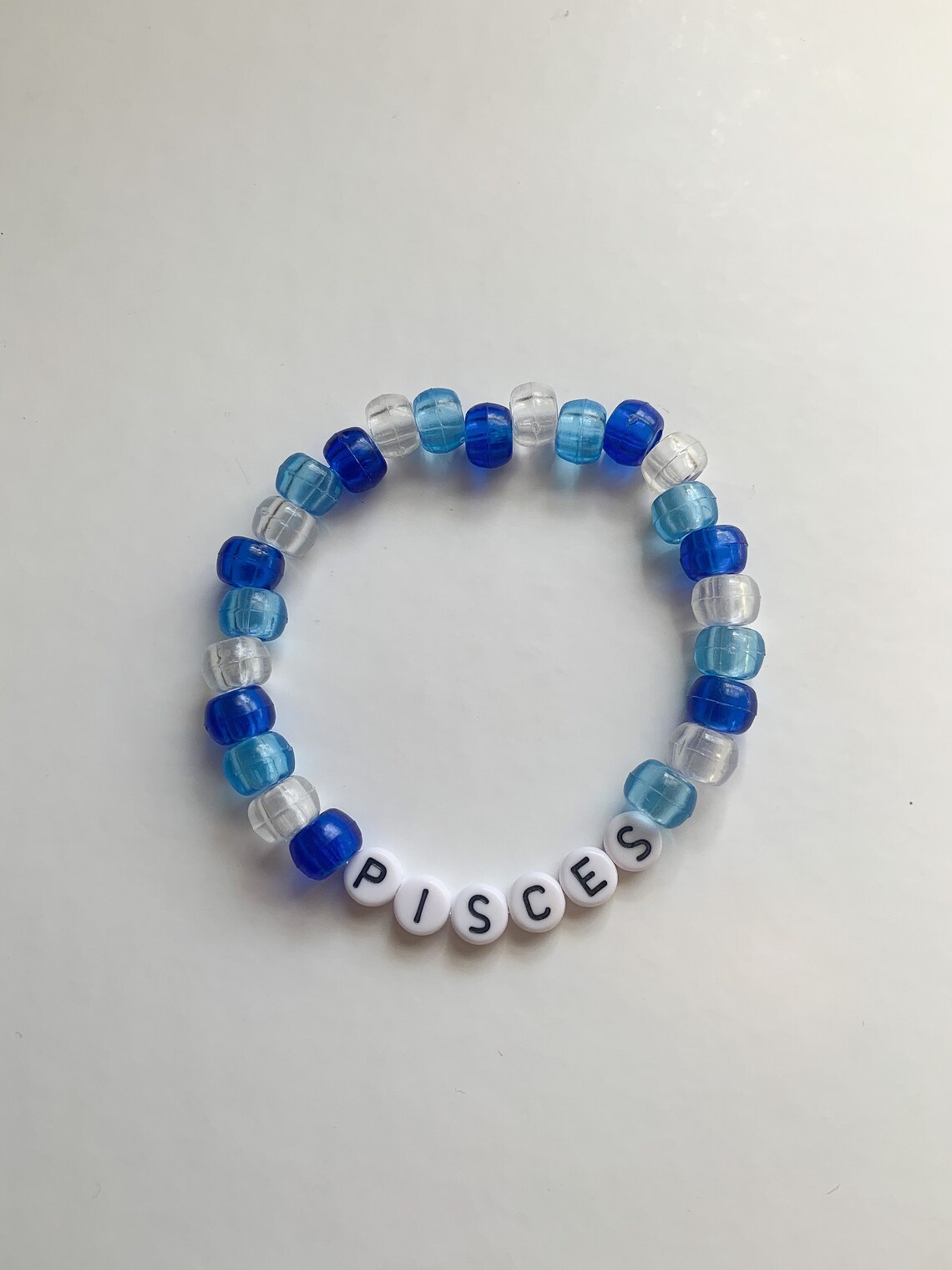 Custom Zodiac Sign Beaded Bracelet Etsy