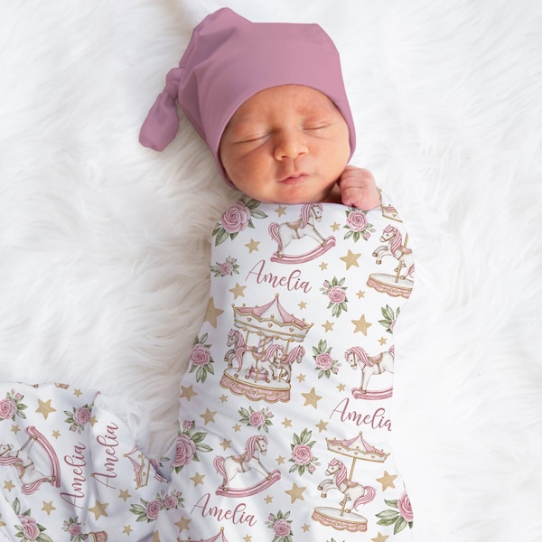BABIES BLANKET CAROUSEL MADEMOISELLE main image 1