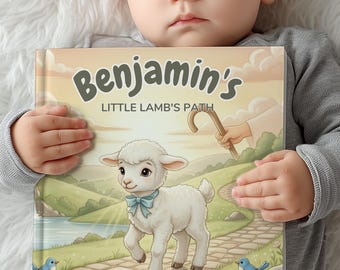 Custom Christian Bedtime Book With Name, Baptism Gift, Personalized Children's Book, Baptism Gift for Boy or Girl, Story Book for Kids