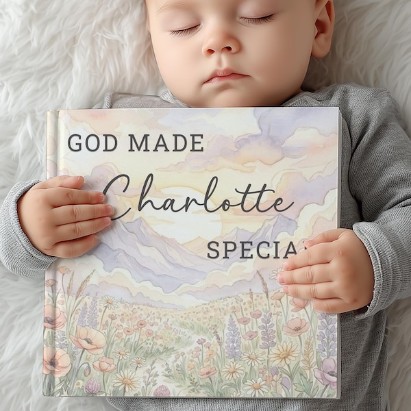 Personalized Christian Book With Name, Baptism Gift, Custom Bible Storybook For Toddlers, Baptism Gift for Boy or Girl, Bedtime Keepsake
