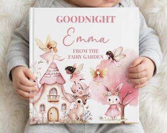 Personalized Fairy Bedtime Book, Custom Fairytale Storybook With Name For Toddlers, Gift for Girl, Bedtime Keepsake