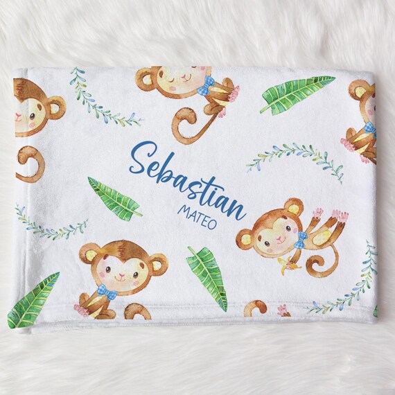Monkey swaddle blanket hotsell