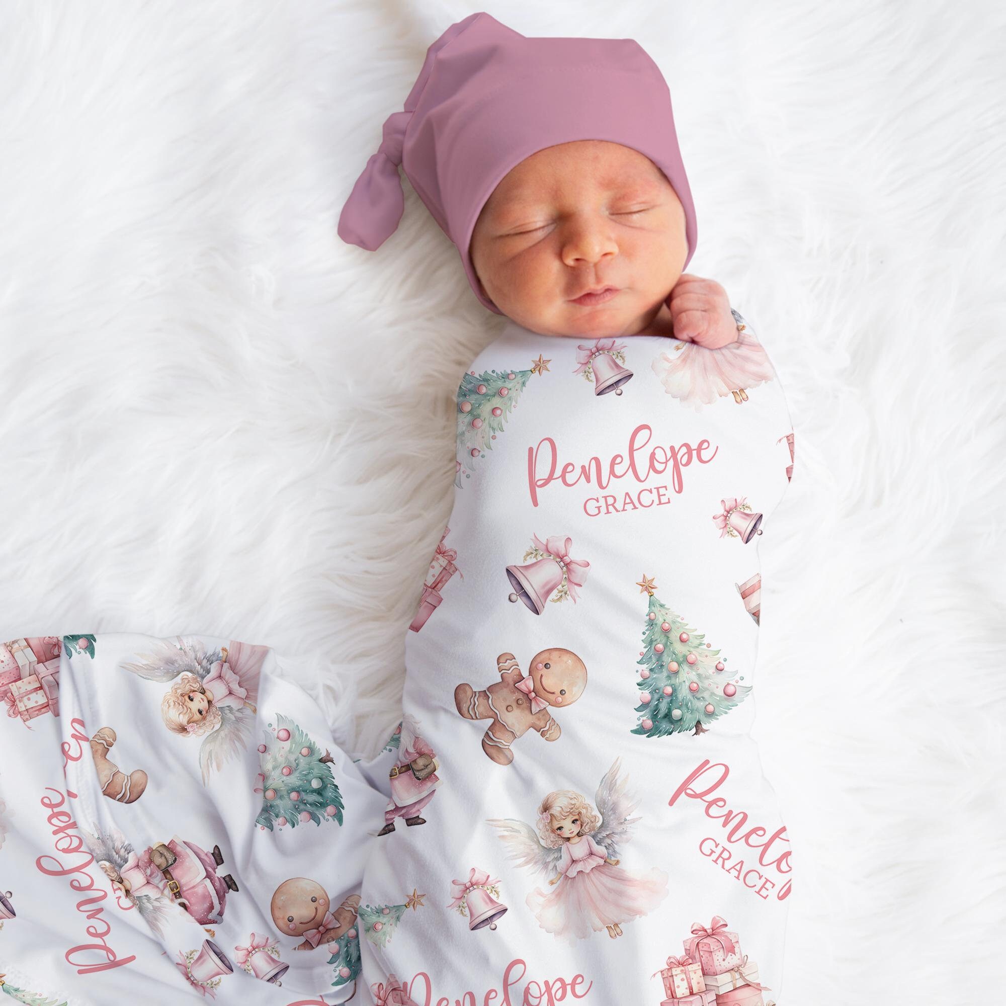 Personalized Fairy Watercolor Baby Blanket ??? Custom Name Swaddle Blanket For Girls, 30x40 Inches