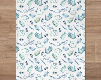 Personalized Baby Swaddle Blanket With Name – Custom Newborn Gift, Soft Polyester, 0-6 Months - View #9