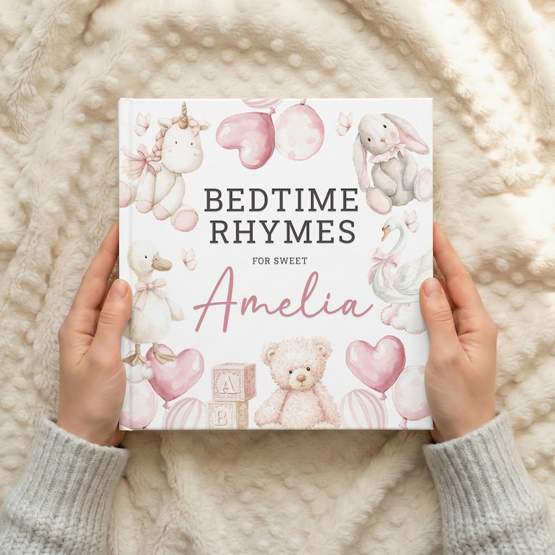 Personalized Nursery Rhymes Book, Custom Children’s Book With Name ...