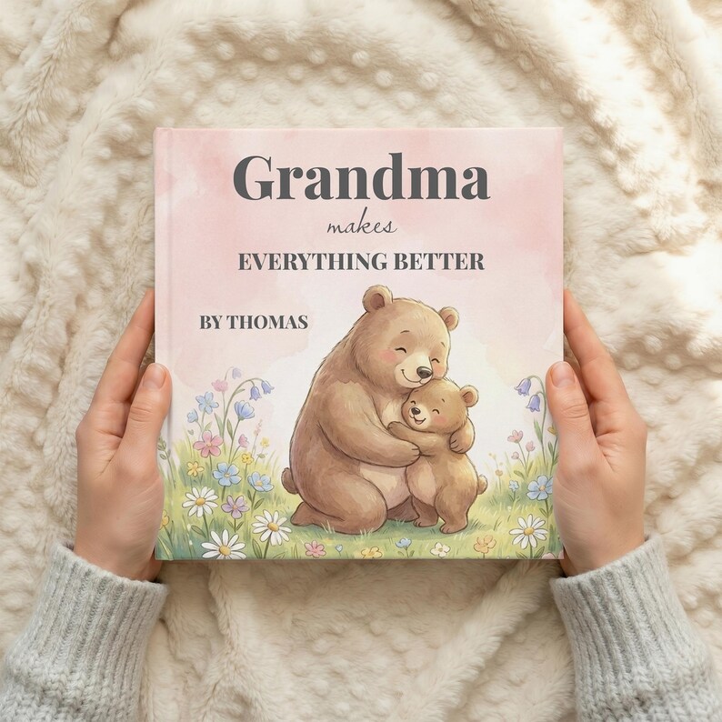 Personalized Mother’s Day Gift For Grandma, Story Book from Grandchildren, Custom Birthday Gift for Nana Bild 2