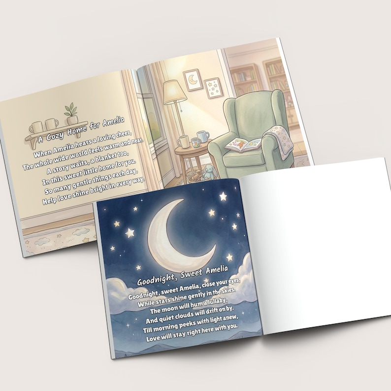 Personalized Nursery Rhymes Book, Custom Children’s Book With Name ...