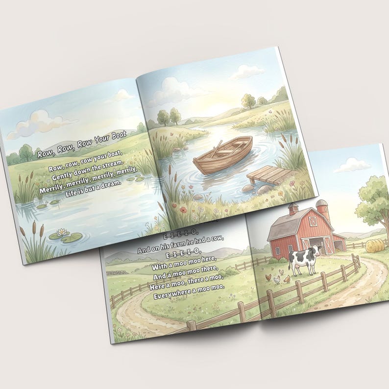 Personalized Nursery Rhymes Book, Custom Children’s Book With Name ...