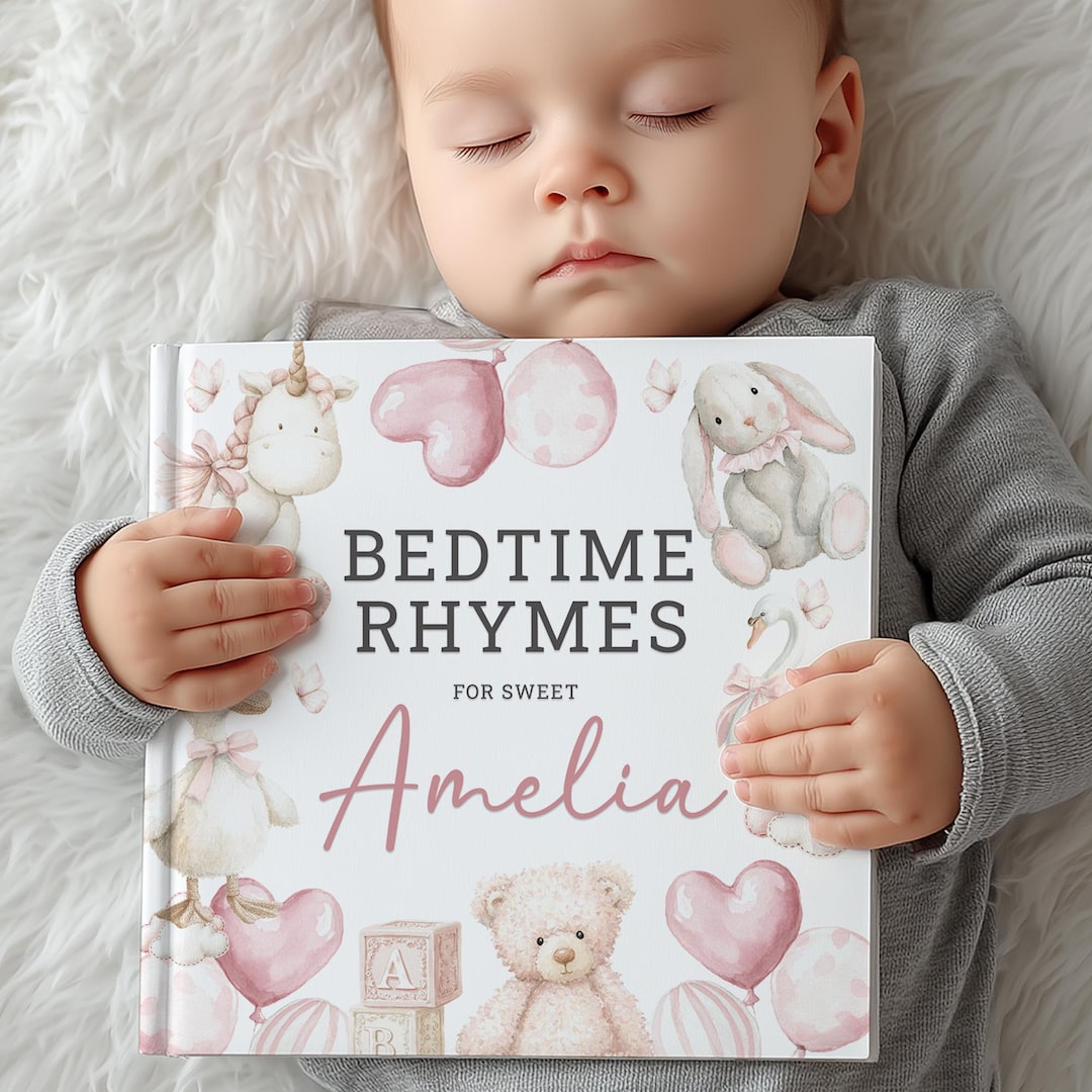 Personalized Nursery Rhymes Book, Custom Children’s Book With Name ...