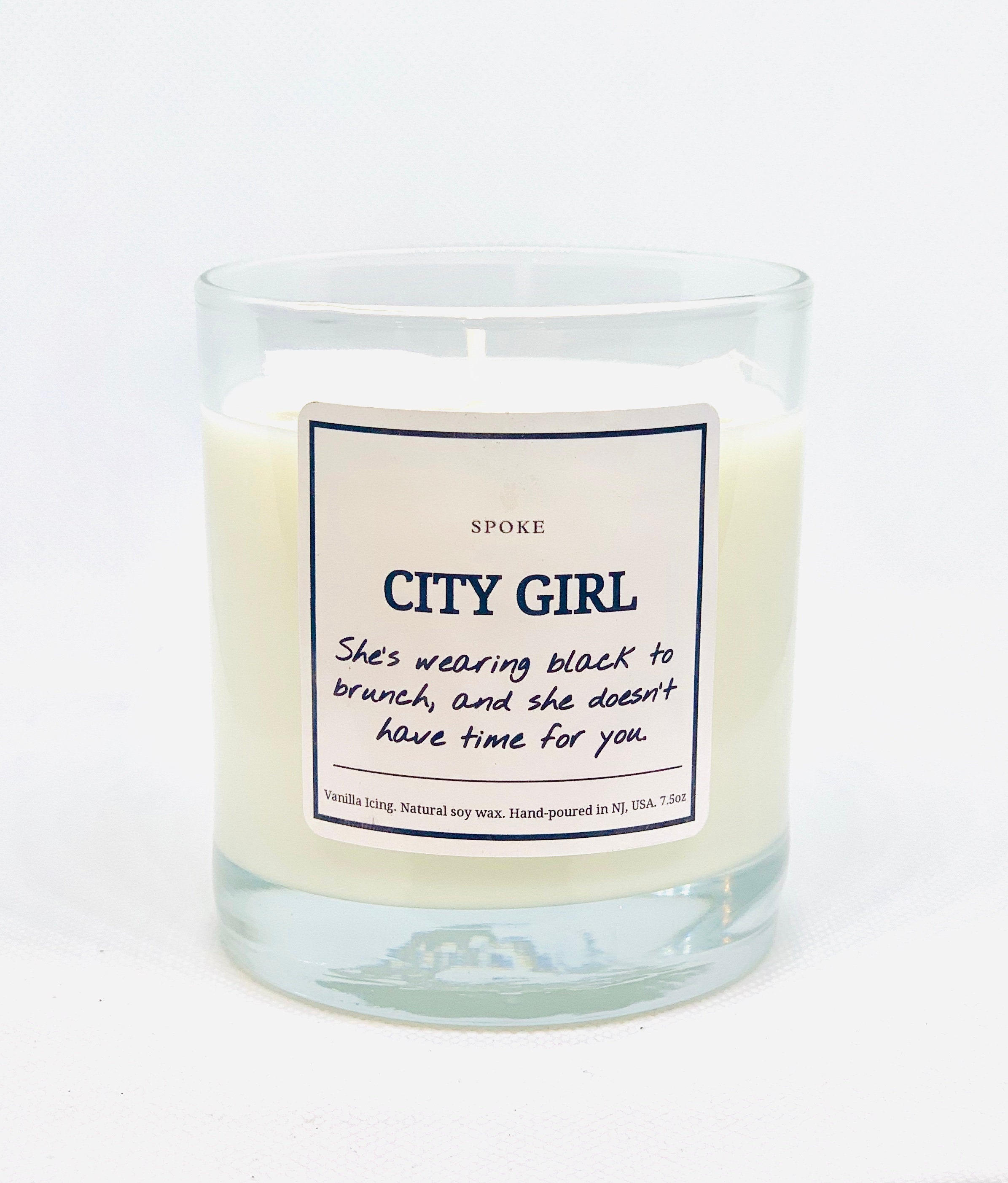 City Girl Candle / New York City Candle / NYC Gifts / Big Etsy
