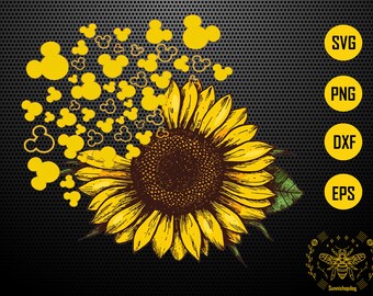 Download Sunflower Mickey Etsy
