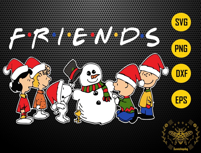 Download Snoopy Friends SVG Snoopy Christmas Svg Friend Christmas ...