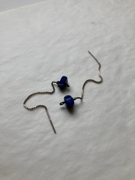 Set of vintage earrings. Vintage ear threads - image 6