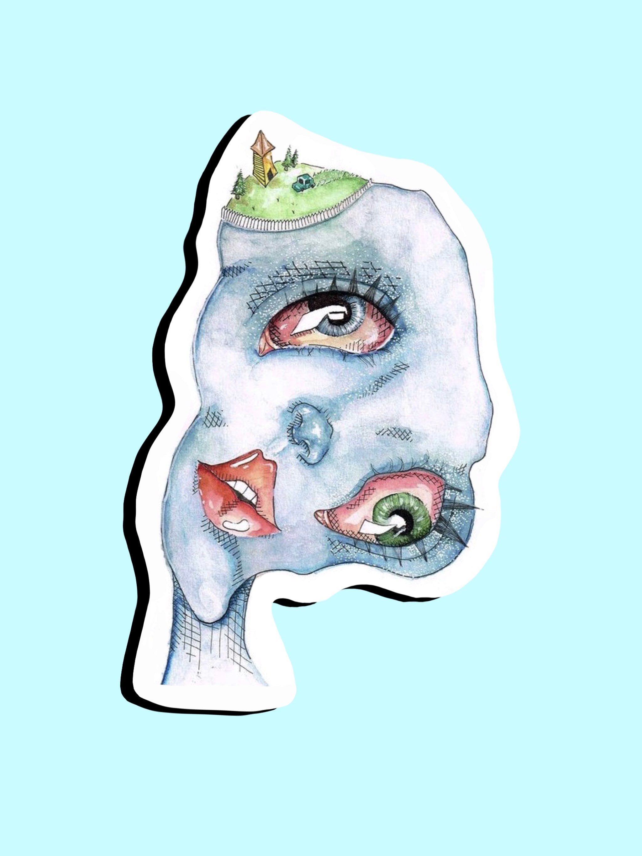 Alien Sticker - Etsy