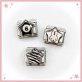 Star Links- Silver Italian Charm Bracelet Links