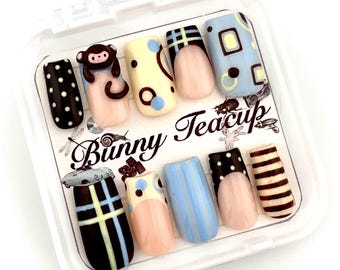 Baby Monkey Press-on Nails