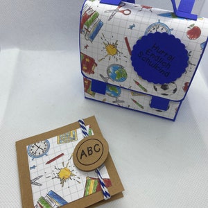 Schulranzen zur Einschulung; Give away; Mitgebsel; Einladung; Gäste; kleines Dankeschön; Abschiedsgeschenk Kindergarten; Schultasche