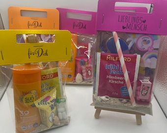 Sommerfeeling "to go"; Augenpads; Tee; Strohalm; TicTac; Sand; Muscheln; Teegeschenk; Sonne; Freude schenken; Dankeschön; Sommer; Meer