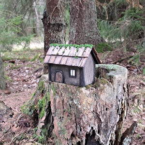 Fairy house, Fairy garden decor, garden decor, Miniature house