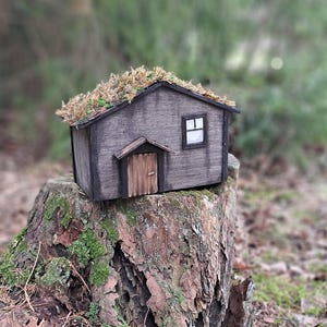 Fairy house, Fairy garden decor, garden decor, Miniature house
