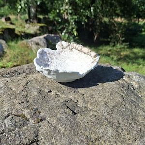 Handmade concrete planter, Bonsai pot, Rustic garden pot