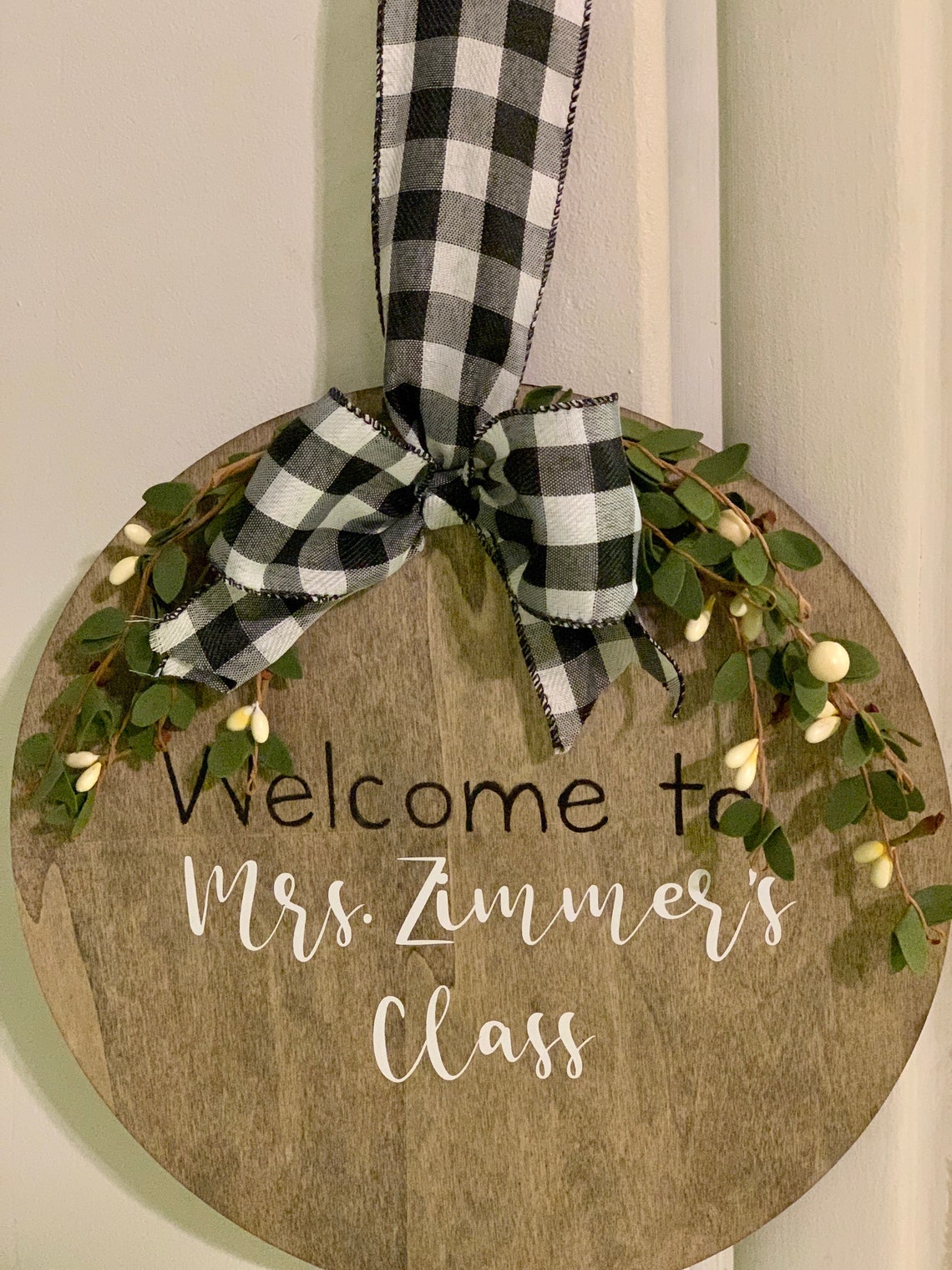 Custom Classroom Sign - Etsy