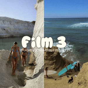 15 Film Mobile Lightroom Presets | FILM 3 Collection Presets | Classic Film Filters | Instagram & Blogger Film Filters