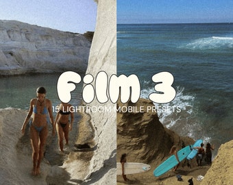 15 Film Mobile Lightroom Presets | FILM 3 Collection Presets | Classic Film Filters | Instagram & Blogger Film Filters