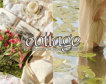 30 Premium Cottage Presets | Mobile Lightroom | Rustic Presets | Romantic Vibes| Warm Filters | Aesthetic Boho Presets | Wedding Presets |