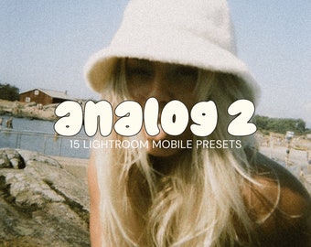 Analog 2 Mobile Lightroom Presets | 15 Retro Look Presets | Vintage Look | Retro Tones