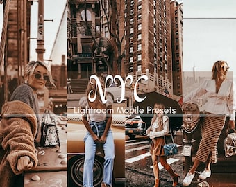 3 préréglages mobiles Lightroom | Préréglages Instagram | Préréglages de blogueur | Préréglages chauds | Préréglages Moody | Préréglages lumineux | Préréglages terreux