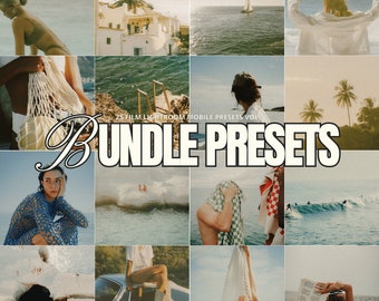 25 Vintage Look Presets | Film Lightroom Presets | Mobile Lightroom| Polaroid | Disposable | 1980 | Analog Bundle Collection