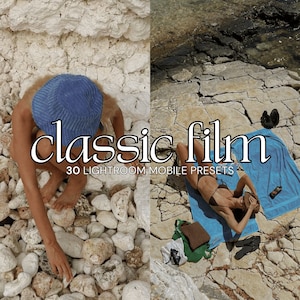 Film Vibes Lightroom Moble Presets | 30 Classic Film Presets | Aesthetic Film Presets | Film Filter | Retro Vibes Preset | Fujifilm Presets