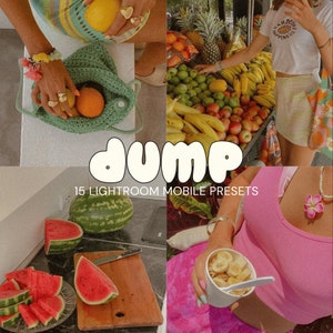 15 Smooth DUMP FILM Presets |Retro Filter | DUMP Lightroom Mobile Presets | Film Look | Vibrant Presets |