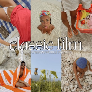 Classic Film Presets | 30 Lightroom Moble Presets |Film Look | Fujifilm Presets |Aesthetic Film Filters |Vintage Vibes | Film Effect Presets