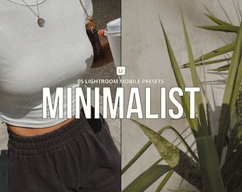 Minimalist Presets | Minimal look tones edit for Lightroom | Minimal Mobile Lightroom Filters | MInimal Look Presets |  VSCO Filters