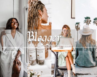 10 Lightroom Mobile Presets | Bright Presets | Blogger Presets | Earthy Presets | Warm Presets | Instagram Presets | Golden Presets