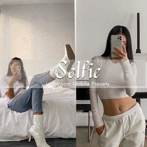 5 Selfie Presets | Lightroom Mobile Presets | Blogger Presets | Blogger Presets | Mobile Presets | Bright Presets | Instagram Presets