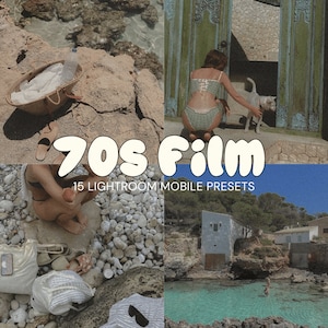 Vintage Presets FILM 70&#39;s | 15 | Mobile Lightroom Presets | Retro Look Photos | Analog Vibes | Kodak Presets | Analog Presets | Retro Tones