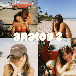 15 ANALOG FILM Presets |  Mobile Lightroom Presets | Retro Tones | Vintage Look | Retro Vibes